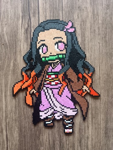 Pixel art nezuko kamado - pixel,