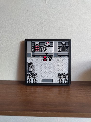 Cadre pixel art centre - pixel,