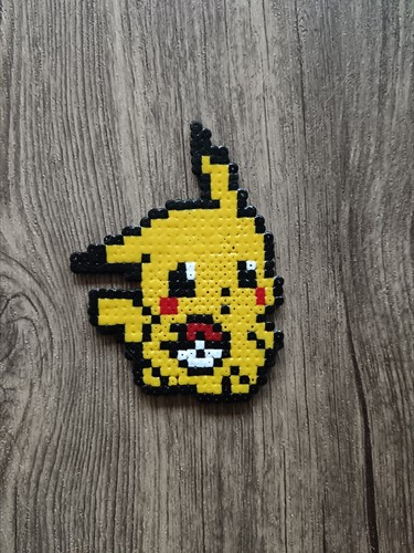 Pixel art pikachu pokeball - pikachu,