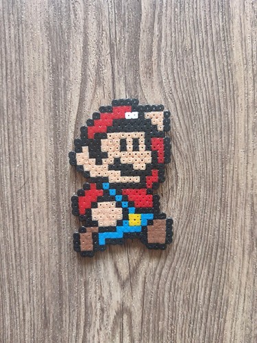 Pixel art mario perles à - art,