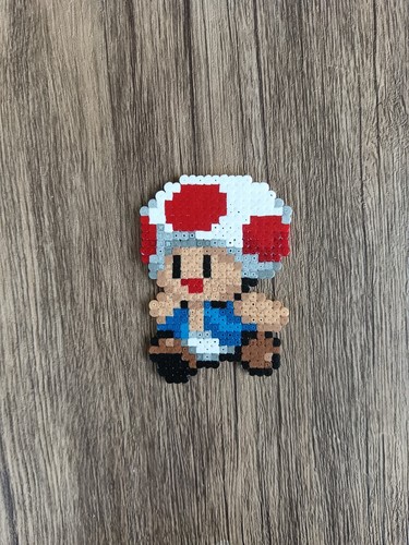 Pixel art toad perles - toad, à