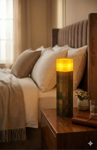 Lampe torche led pixel art - lampe,