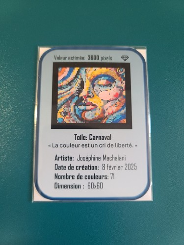 Aceo pixel art print - art, –