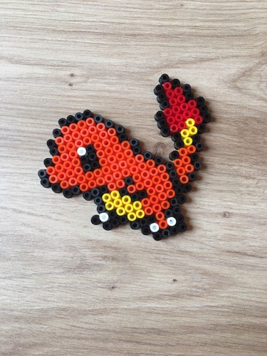 Pixel art salamèche - art,